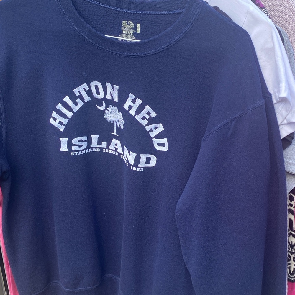 Fruit of the Loom adult Navy Sweatshirt